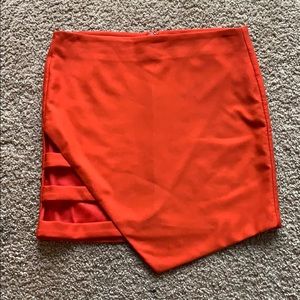 Blood orange skirt
